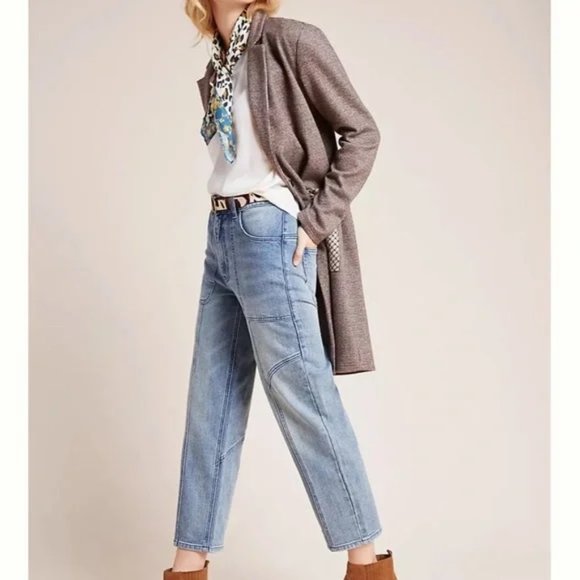 Anthropologie Pilcro and The letterpress front seamed Jeans size 27 - Picture 2 of 14